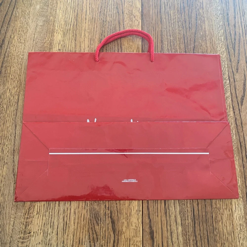 Neiman Marcus Large Red 16”Wide, 12” Height Shopping Gift Bag